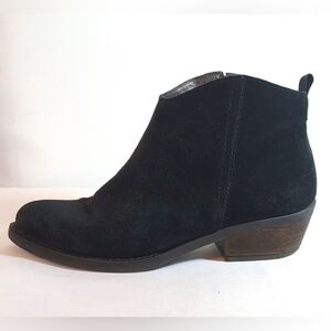 Marroqui Sanchez Black Suede Ankle Boots Made In Spain